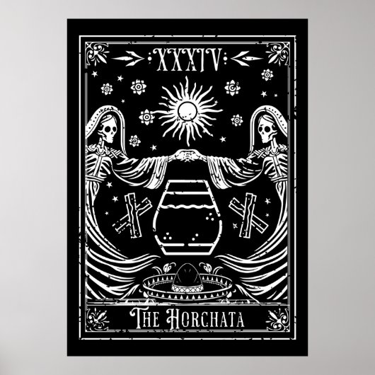 De Horchata Tarotkaart Poster (Voorkant)