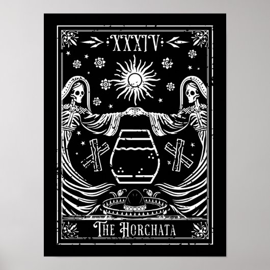 De Horchata Tarotkaart Poster (Voorkant)