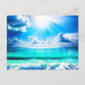 De horizon briefkaart (Achterkant)