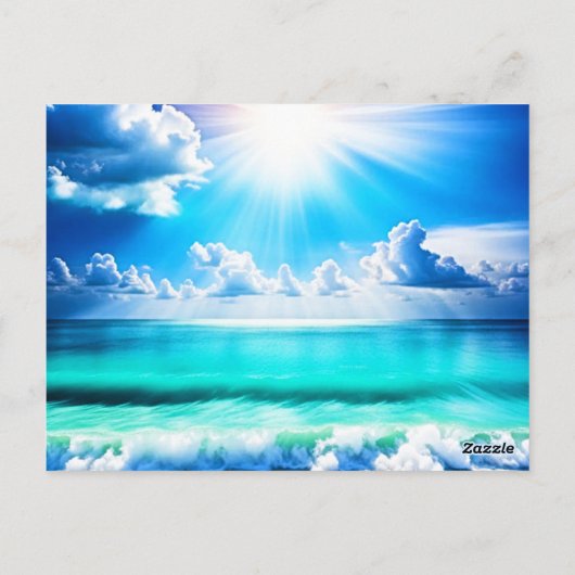 De horizon briefkaart (Achterkant)