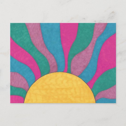De horizon briefkaart (Voorkant)