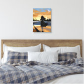 De Horizon I A – Reis naar Groei Canvas Afdruk (Insitu (Slaapkamer))