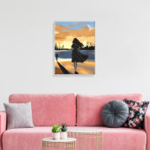 De Horizon I A – Reis naar Groei Canvas Afdruk (Insitu (Woonkamer))