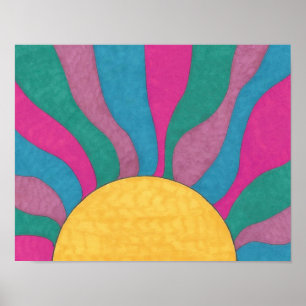 De Horizon Kunstprint Poster