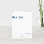 De Horizon van Chicago in Christmans Feestdagen Kaart (Achterkant)