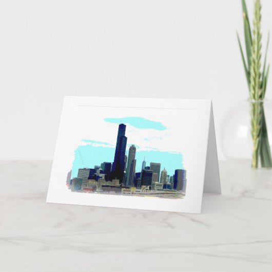 De Horizon van Chicago Kaart (Voorkant)