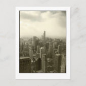 De Horizon van Chicago Mono Briefkaart (Voorkant)