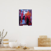 De horizon van de samoerai Schilderij van Alfred F Poster (Keuken)