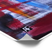 De horizon van de samoerai Schilderij van Alfred F Poster (Hoek)