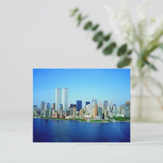 De Horizon van de Stad van New York Briefkaart (Staand voorkant)