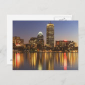 De horizon van de V.S., Massachusetts, Boston bij Briefkaart (Voorkant / Achterkant)