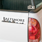 De Horizon van het M.D. van Baltimore met Bumpersticker (Op Truck)