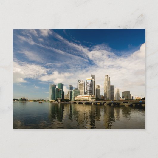 De horizon van Singapore Briefkaart (Voorkant)