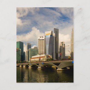 De horizon van Singapore Briefkaart