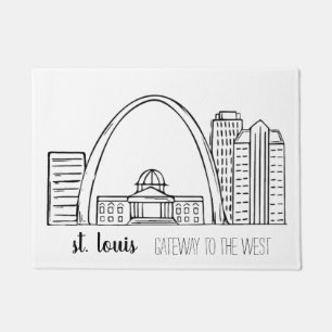 De Horizon van St.Louis Deurmat