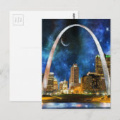 De Horizon van St.Louis van Spacey Briefkaart (Voorkant / Achterkant)