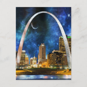 De Horizon van St.Louis van Spacey Briefkaart