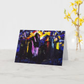 De horizonbriefkaart van Houston Kaart (Gele Bloem)