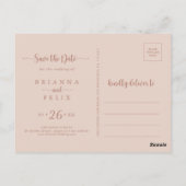 De Horizontaal Terracotta van de calligrafie spare Briefkaart (Achterkant)