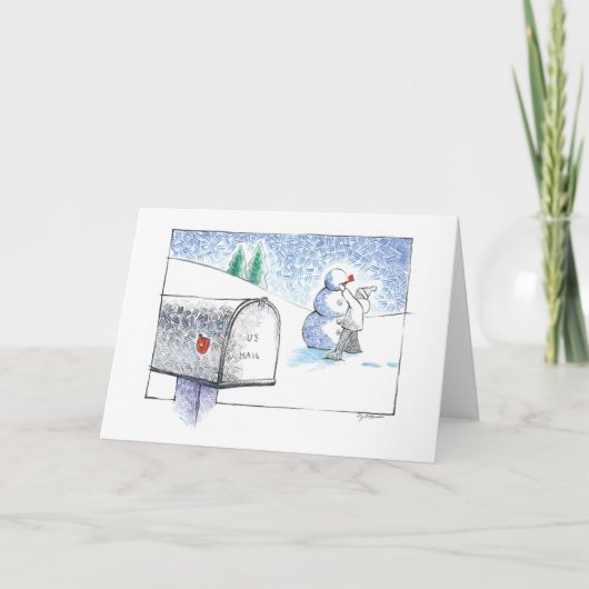 De horizontale kaart van de Brievenbus - (Voorkant)