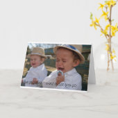 De Horizontale Sjabloon van het wenskaart (Gele Bloem)