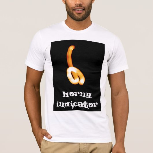 De Horny Indicator T-shirt (Voorkant)