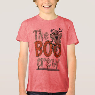 De horror van de Boo Crew Tri-Blend Shirt