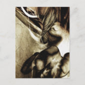 De horror van het uitkomen briefkaart (Voorkant)