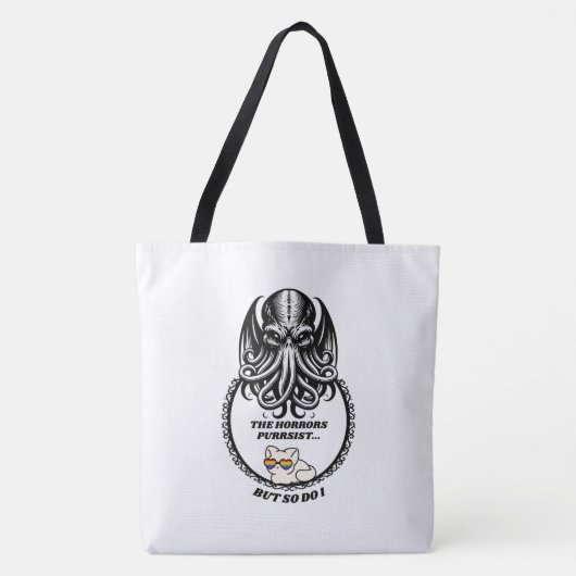 De Horrors PURRen door  Tote Bag (Voorkant)