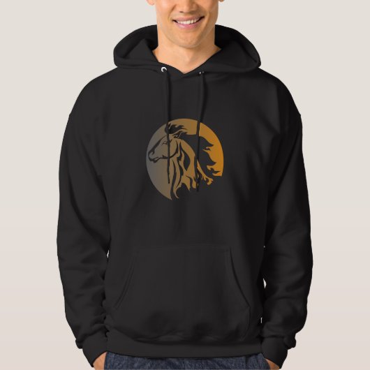 De Horse logo Pullover Hoodie (Voorkant)