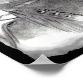 DE HORSE TRAINER IN potlood, Poster (Hoek)