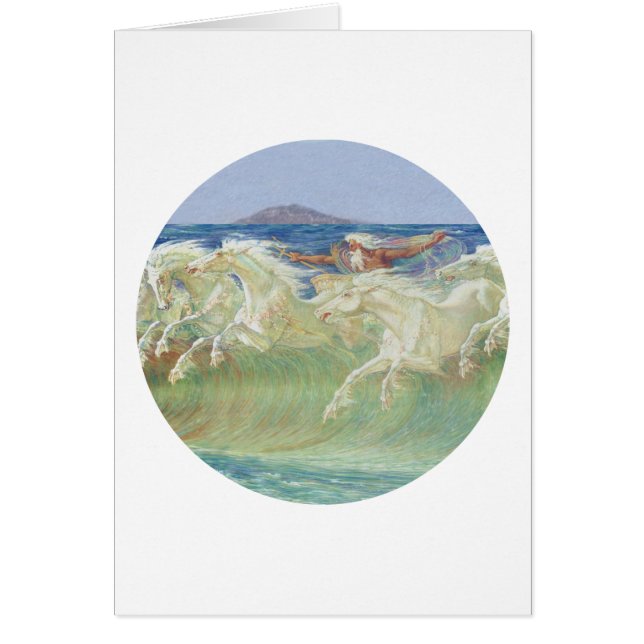 DE HORSES VAN KING NEPTUNE RIDEN DE WAVES AAN (Voorkant)
