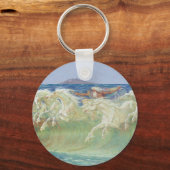 DE HORSES VAN KING NEPTUNE RIDEN DE WAVES AAN SLEUTELHANGER (Voorkant)