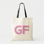 De Hot Pink GF Bag Tote Bag (Voorkant)