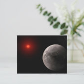 De Hot Rocky Exoplanet Trappist-1 B. Briefkaart (Staand voorkant)