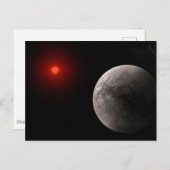 De Hot Rocky Exoplanet Trappist-1 B. Briefkaart (Voorkant / Achterkant)