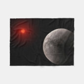 De Hot Rocky Exoplanet Trappist-1 B. Fleece Deken (Voorkant (Horizontaal))