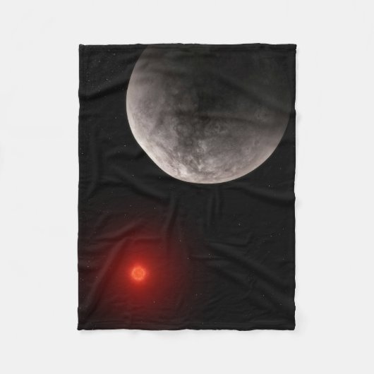 De Hot Rocky Exoplanet Trappist-1 B. Fleece Deken (Voorkant)