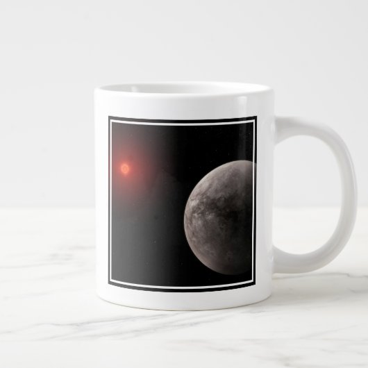 De Hot Rocky Exoplanet Trappist-1 B. Grote Koffiekop (Rechts)