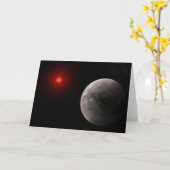 De Hot Rocky Exoplanet Trappist-1 B. Kaart (Gele Bloem)