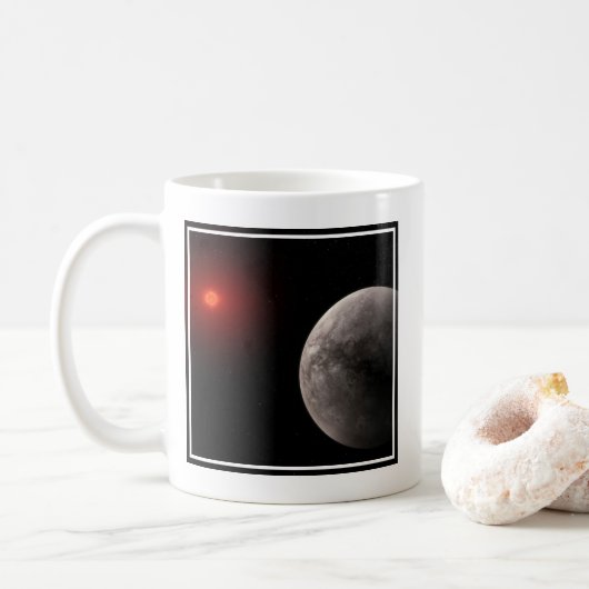 De Hot Rocky Exoplanet Trappist-1 B. Koffiemok (Met donut)