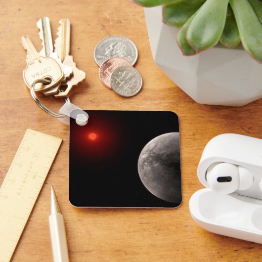 De Hot Rocky Exoplanet Trappist-1 B. Sleutelhanger (Bureau)