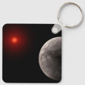 De Hot Rocky Exoplanet Trappist-1 B. Sleutelhanger (Achterkant)