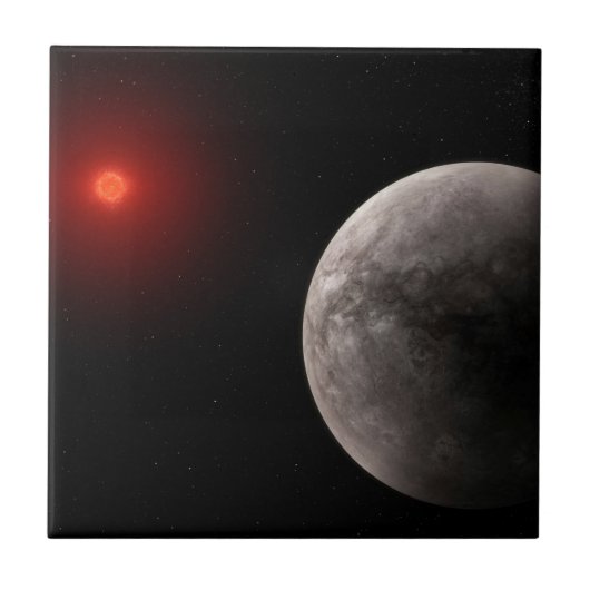 De Hot Rocky Exoplanet Trappist-1 B. Tegeltje (Voorkant)