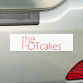 De Hotcakes-tekst logo Bumpersticker (Op auto)