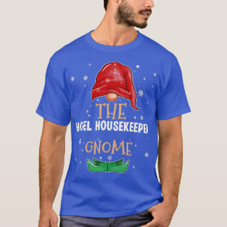 De hotelsekeeper Gnome Familie die Christus aanpas T-shirt
