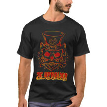 De houder omhoog | Basic donker T-shirt