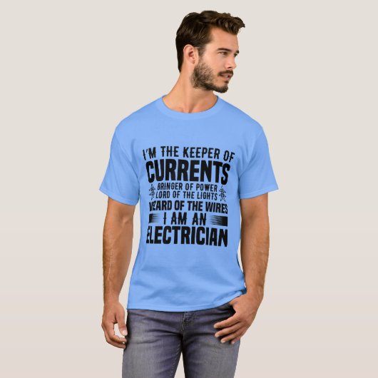 De houder van de currenten t-shirt (Voorkant volledig)