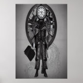 De houder van de tijd | AI Art Poster (Voorkant)
