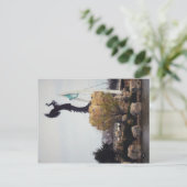 De houder van de vlakken briefkaart (Staand voorkant)